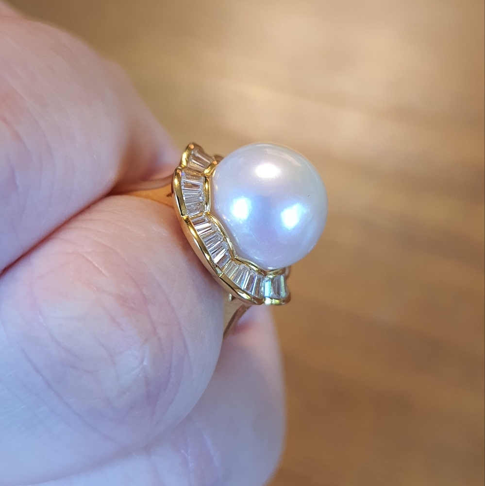 Elegant Natural Pearl Ring